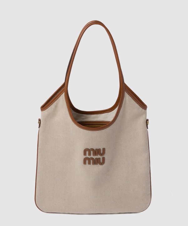 미우미우 아이비 레더 토트백 5BG231