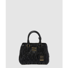 미우미우 마테라쎄 나파 레더 핸드백 5BA259