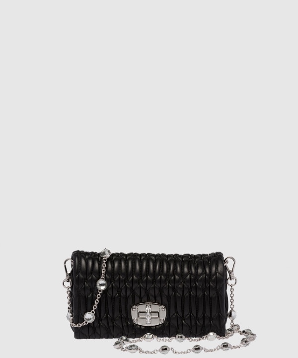 미우미우 크리스탈 나파가죽 미니백 5BP079