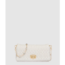 미우미우 크리스탈 클로케 숄더백 5BD417