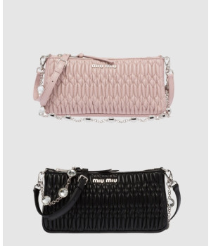 미우미우 나파 크리스탈 숄더백 5BH215