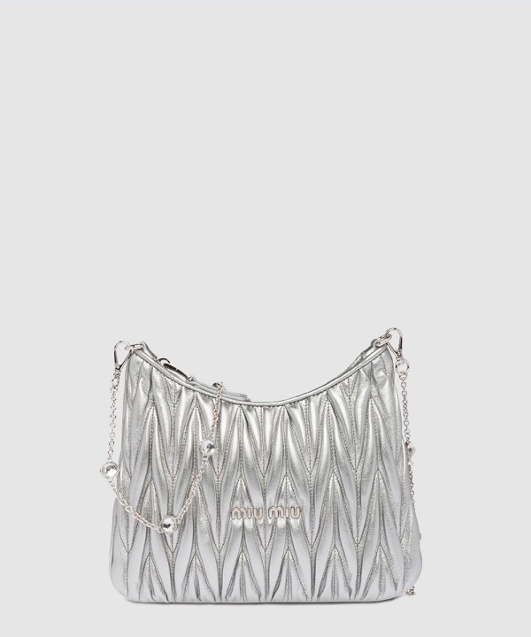 미우미우 마테라쎄 크리스탈 숄더백 5BH189