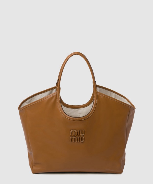 미우미우 아이비 가죽 토트백 5BG276