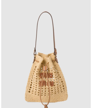 미우미우 우븐 패브릭 미니백 5ND016