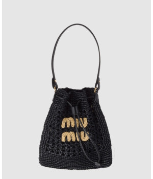 미우미우 우븐 패브릭 미니백 5ND016