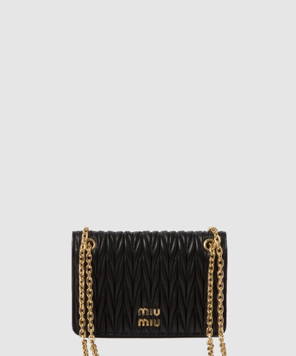 미우미우 마테라쎄 나파 레더 미니 숄더백 5BP065