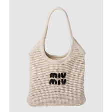 미우미우 아이비 위빙 토트백 5BG231