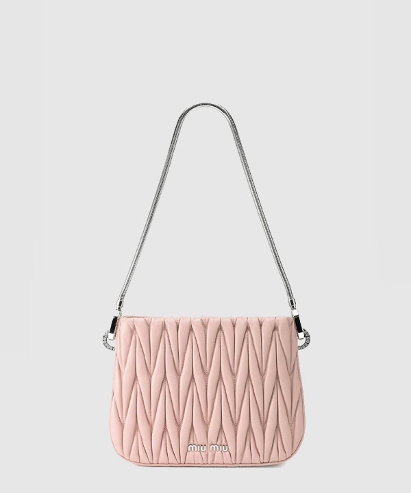 미우미우 쌔씨 마테라쎄 가죽 핸드백 5BA200