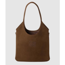 미우미우 아이비 스웨이드 토트백 5BG231