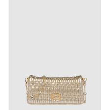 미우미우 크리스탈 클로케 숄더백 5BD417