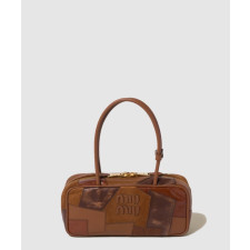 미우미우 보 레더 패치워크 토트백 5BB173