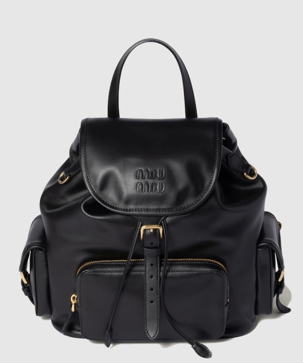 미우미우 멀티포켓 레더 백팩 5BZ042
