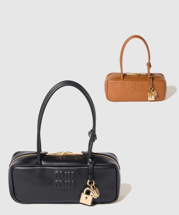 미우미우 보 레더 토트백 5BB173