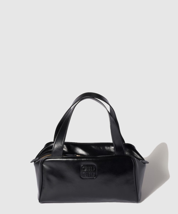 미우미우 가죽 탑 핸들백 5BB182