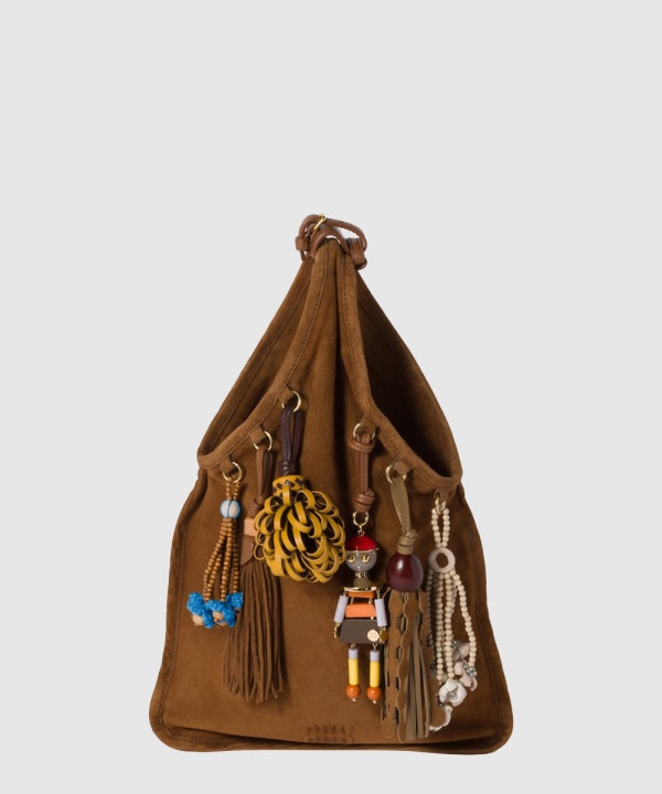 미우미우 장식 스웨이드백 5BA295