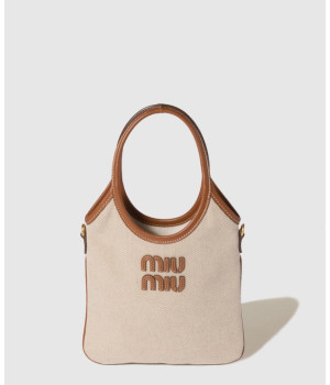 미우미우 캔버스 아이비 토트백 5BA281