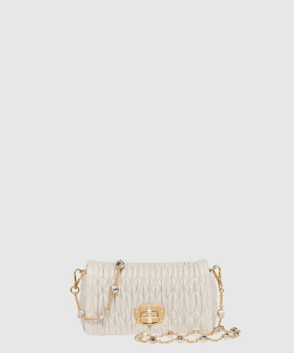 미우미우 크리스탈 나파가죽 미니백 5BP079