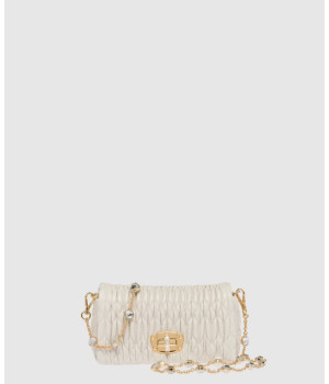 미우미우 크리스탈 나파가죽 미니백 5BP079