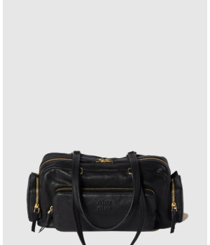 미우미우 워싱 나파 가죽 포켓백 5BB175