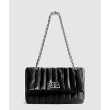 발렌시아가 모나코 스몰 퀄트 체인 숄더백 765966