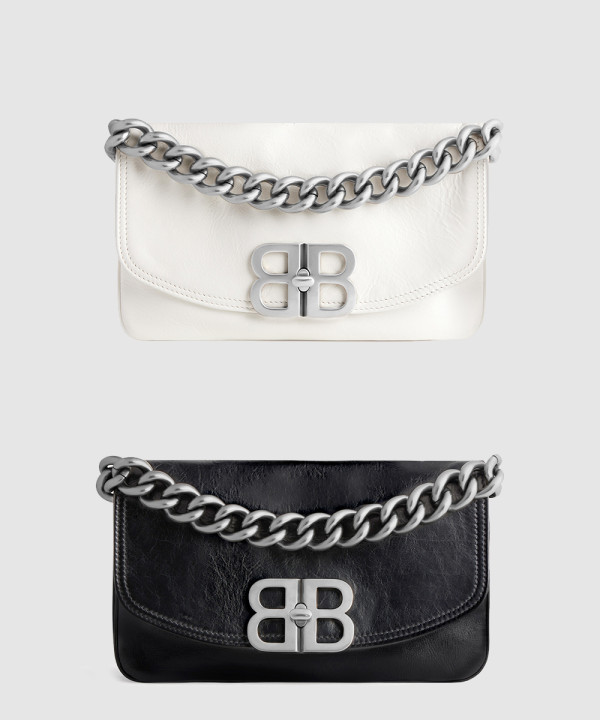 발렌시아가 BB 소프트 플랩 스몰 숄더백 748598