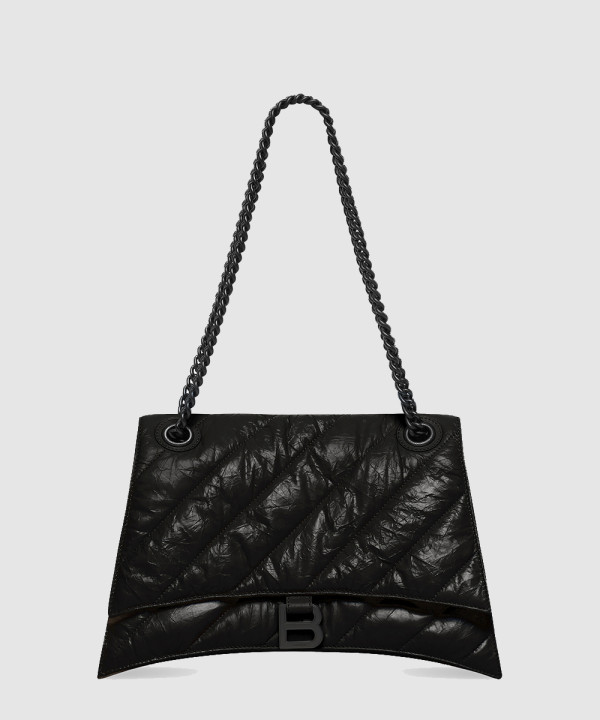 발렌시아가 크러쉬 퀄티드 미디움 체인백 716393