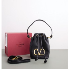 (국내배송) 발렌티노 브이로고 나파레더 미니 버킷백