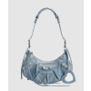 발렌시아가 르카골 데님 라인스톤 스몰 숄더백 671307