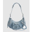 발렌시아가 르카골 데님 라인스톤 스몰 숄더백 671307