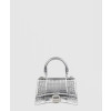 발렌시아가 아워글래스 XS 크로커 엠보싱 탑 핸드백 592833