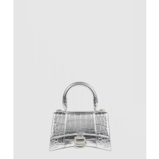 발렌시아가 아워글래스 XS 크로커 엠보싱 탑 핸드백 592833