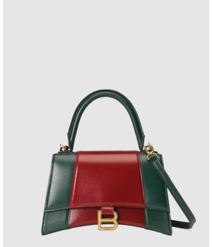 발렌시아가 X 구찌 아워글래스 탑 핸들백  681697