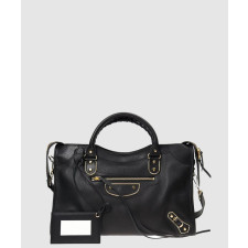 발렌시아가 메탈릭 엣지 미디움 시티백 505984