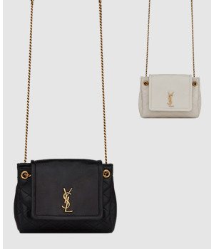생로랑 노리타 미니 체인 크로스백 672738
