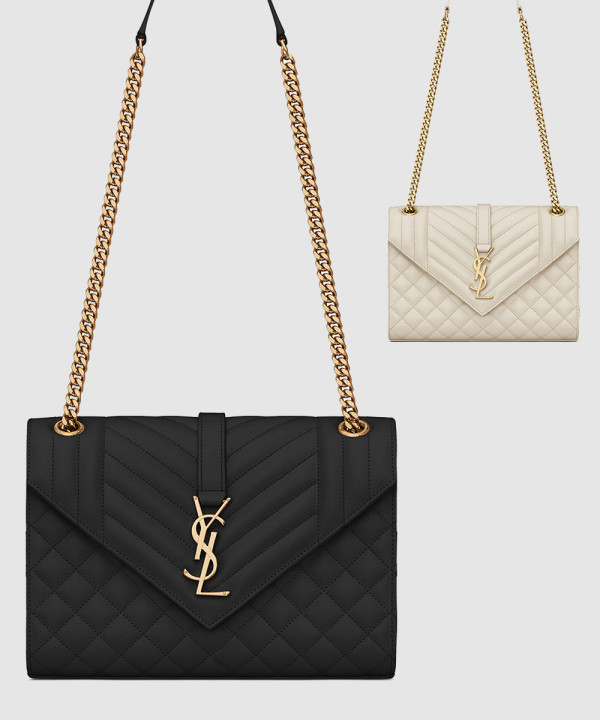 생로랑 엔벨로프 미디움 체인백 600185