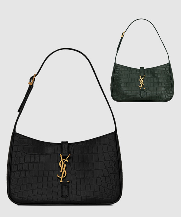 생로랑 LE 5 A 7 크로커 호보백 657228