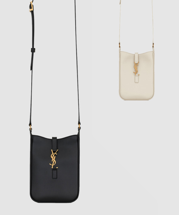 생로랑 LE 5 A 7 미니 버티컬 크로스백 735214