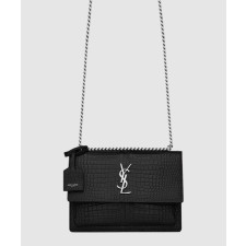 생로랑 모노그램 선셋 크로커 미디움 442906