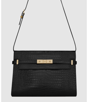 생로랑 맨하탄 미디엄 크로커 숄더백 579271