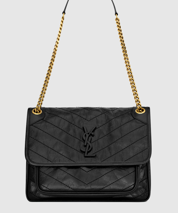 생로랑 니키 빈티지 미디움 숄더백 633158