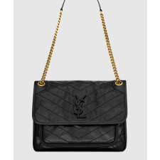 생로랑 니키 빈티지 미디움 숄더백 633158