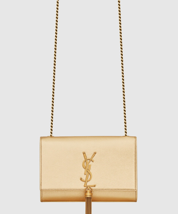 생로랑 메탈릭 태슬 케이트 스몰 숄더백 474366