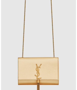 생로랑 메탈릭 태슬 케이트 스몰 숄더백 474366