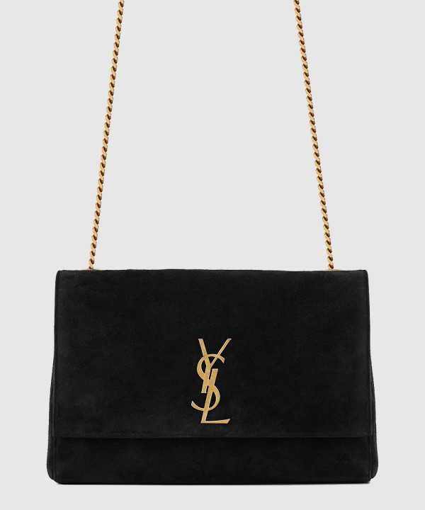 생로랑 스웨이드 케이트 미디움 리버서블 숄더백 553804