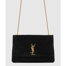 생로랑 스웨이드 케이트 미디움 리버서블 숄더백 553804