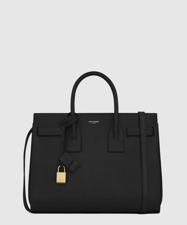 생로랑 스무스 레더 삭 드 주르 스몰 토트백 378299