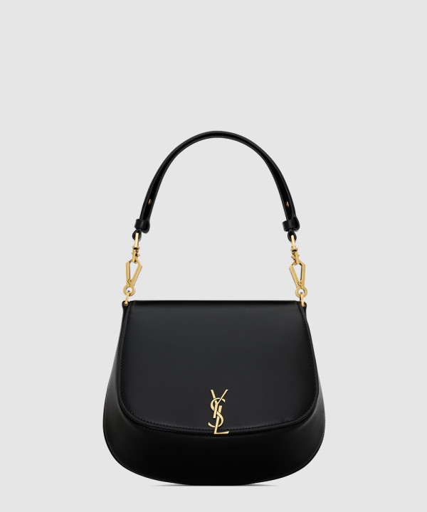 생로랑 볼테르 탑 핸들 박스 숄더백 800846