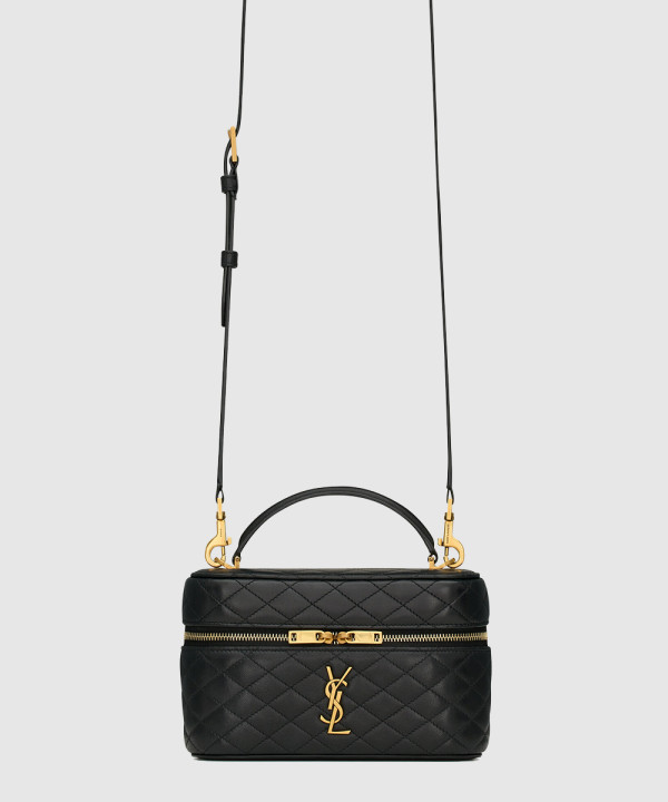 생로랑 램스킨 레더 가비 베니티 숄더백 766731