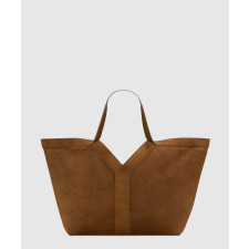 생로랑 스웨이드 레더 Y 토트백 817602