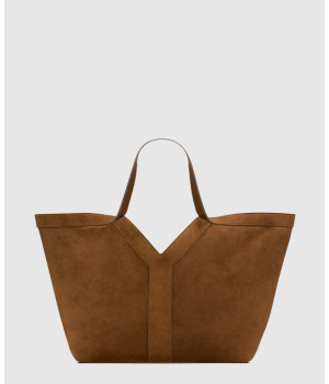 생로랑 스웨이드 레더 Y 토트백 817602